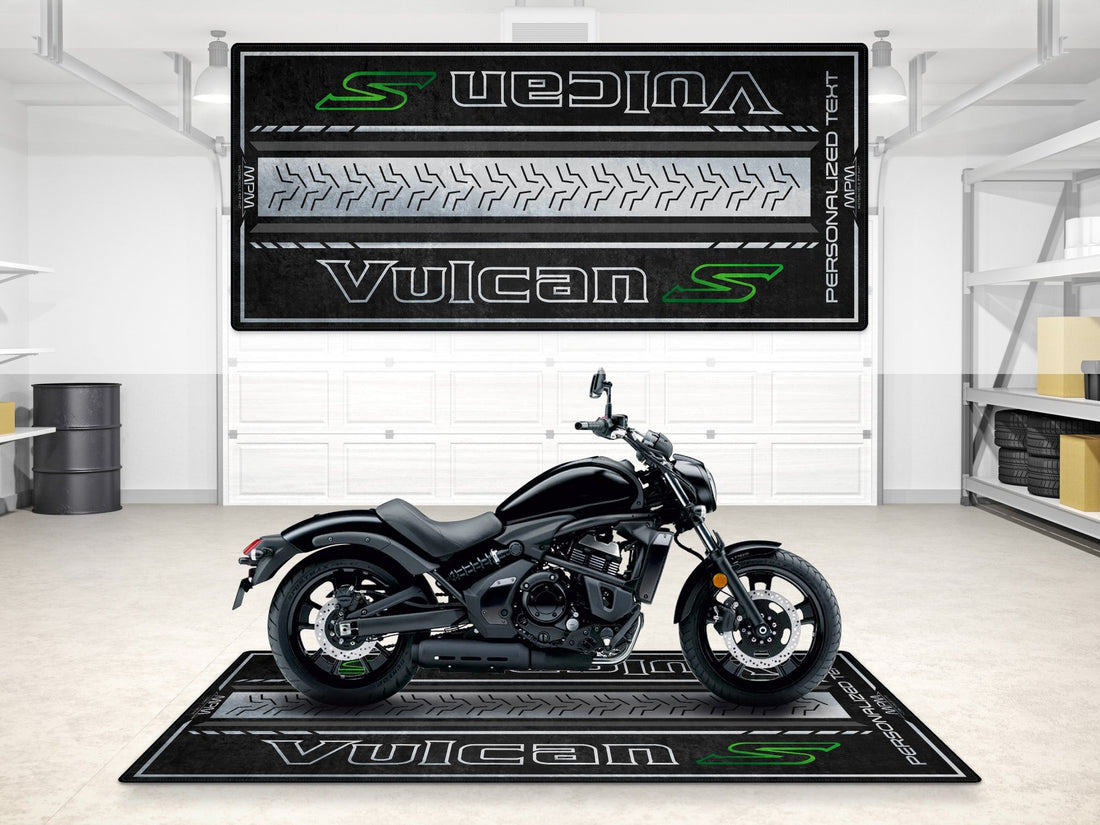 Designed Pit Mat for Kawasaki Vulcan S Motorcycle - MM7424