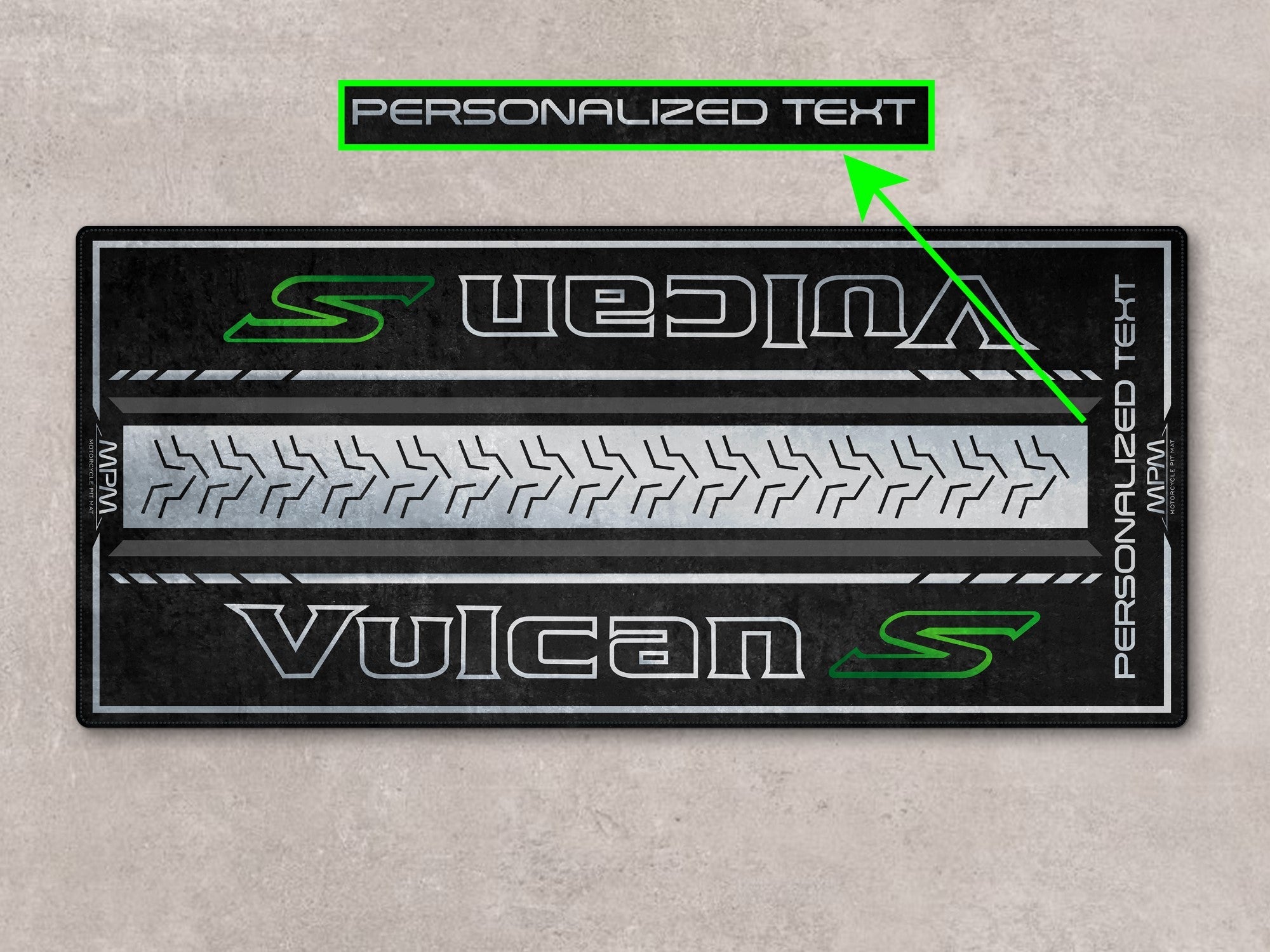 Designed Pit Mat for Kawasaki Vulcan S Motorcycle - MM7424