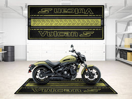 Designed Pit Mat for Kawasaki Vulcan S Motorcycle - MM7424