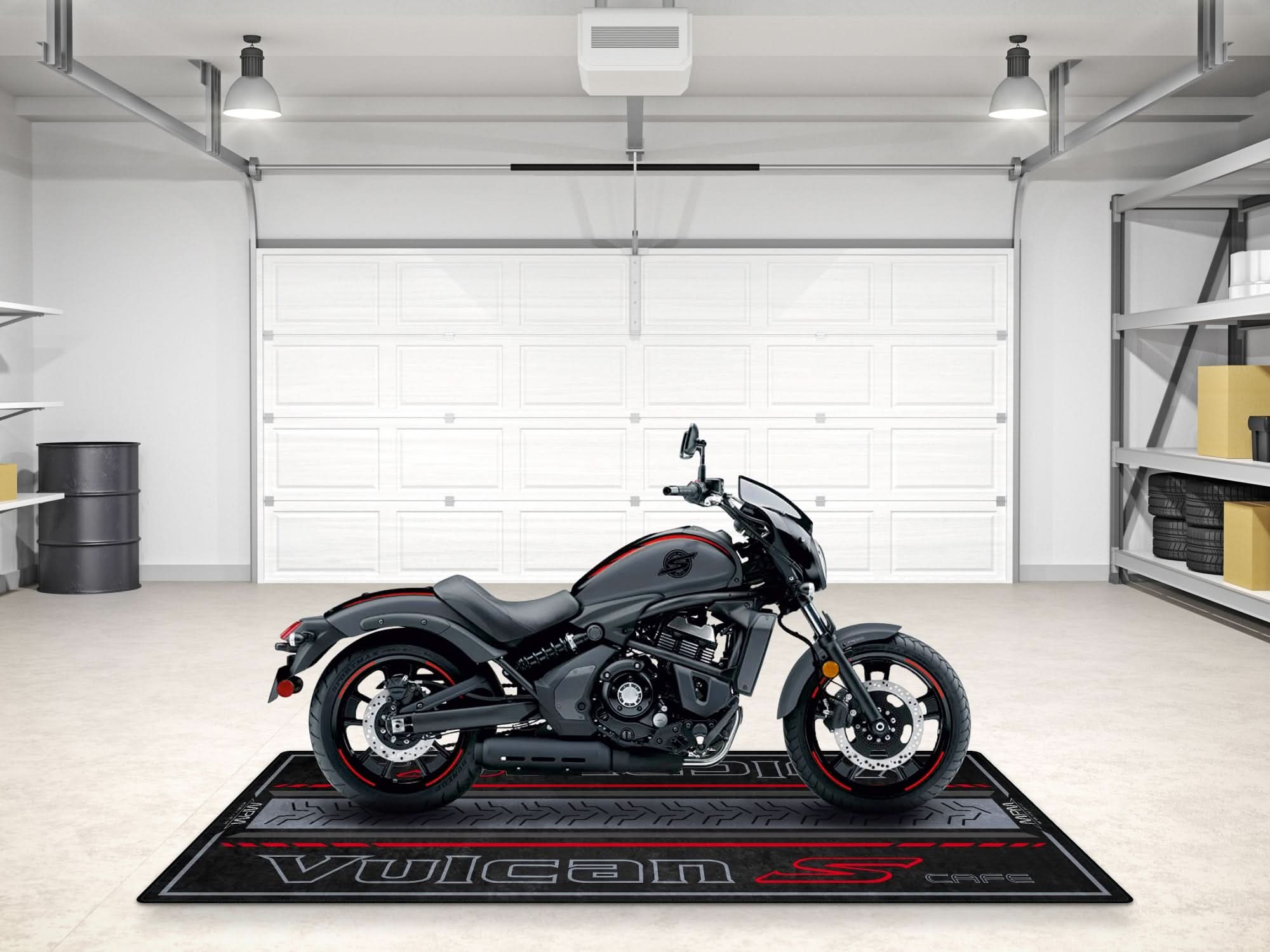 Designed Pit Mat for Kawasaki Vulcan S Cafe Motorcycle - MM7425