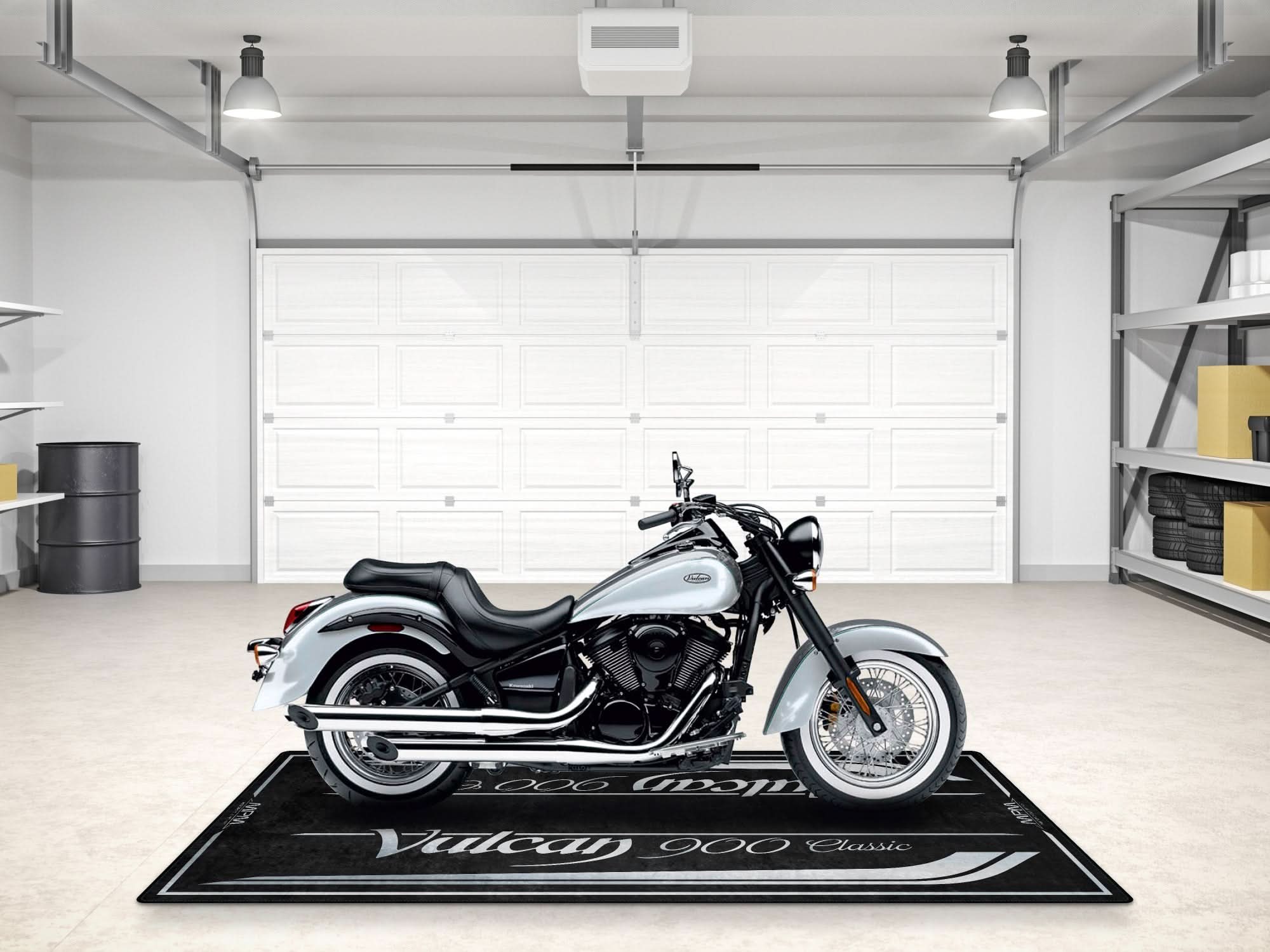 Designed Pit Mat for Kawasaki Vulcan 9 Classic Motorcycle - MM7426