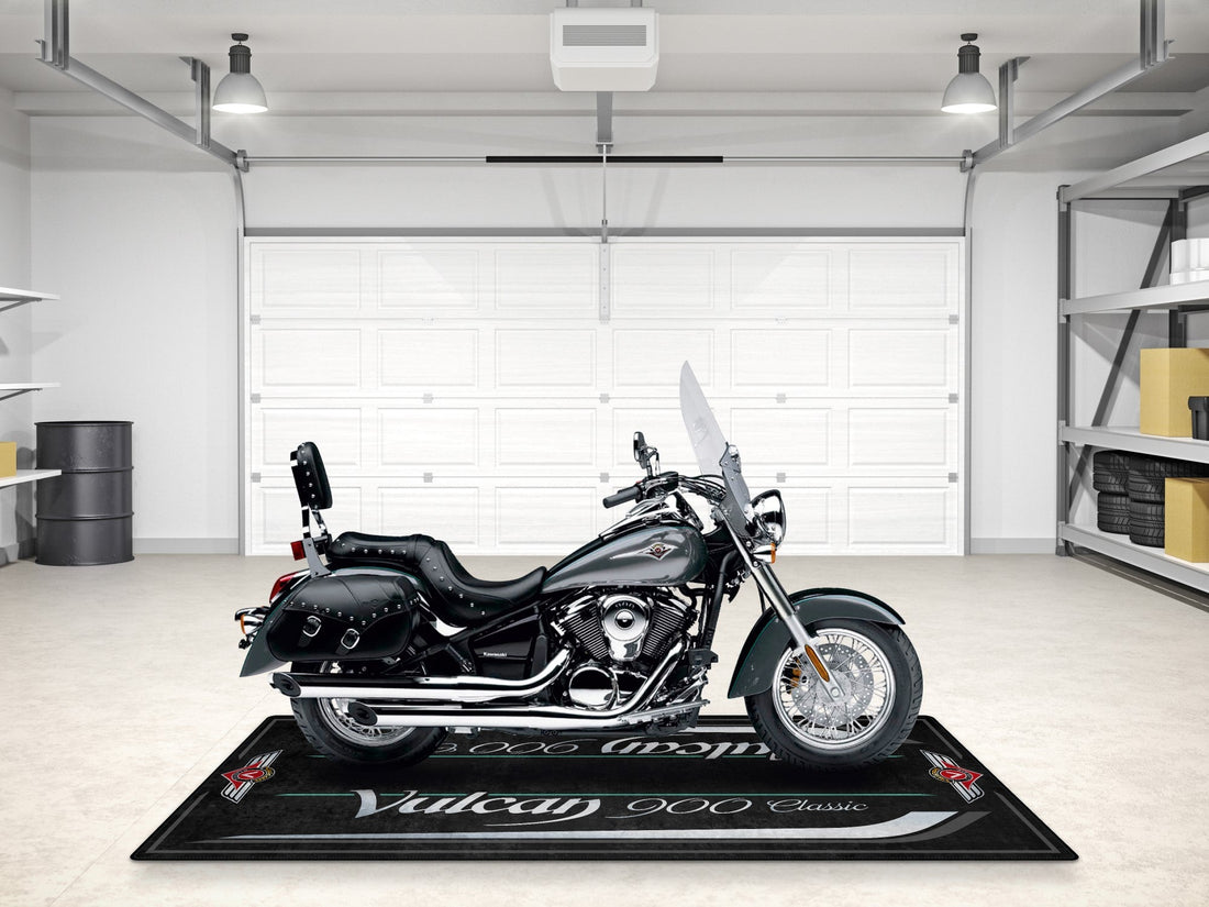 Designed Pit Mat for Kawasaki Vulcan 9 Classic LT Motorcycle - MM7428