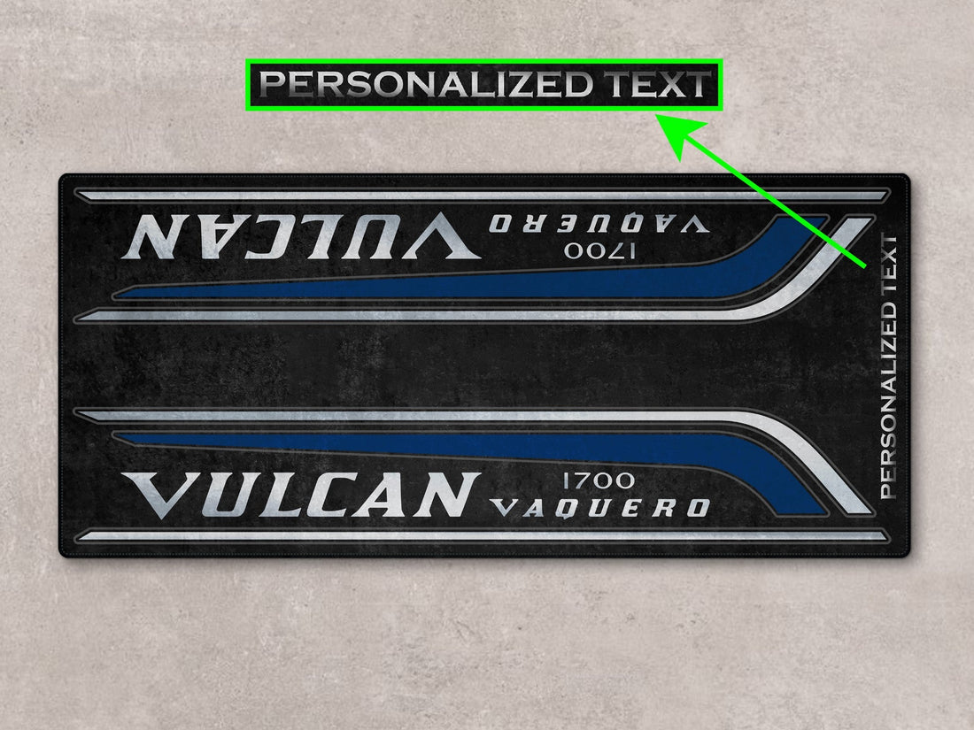 Designed Pit Mat for Kawasaki Vulcan 17 Vaquero Motorcycle - MM7429