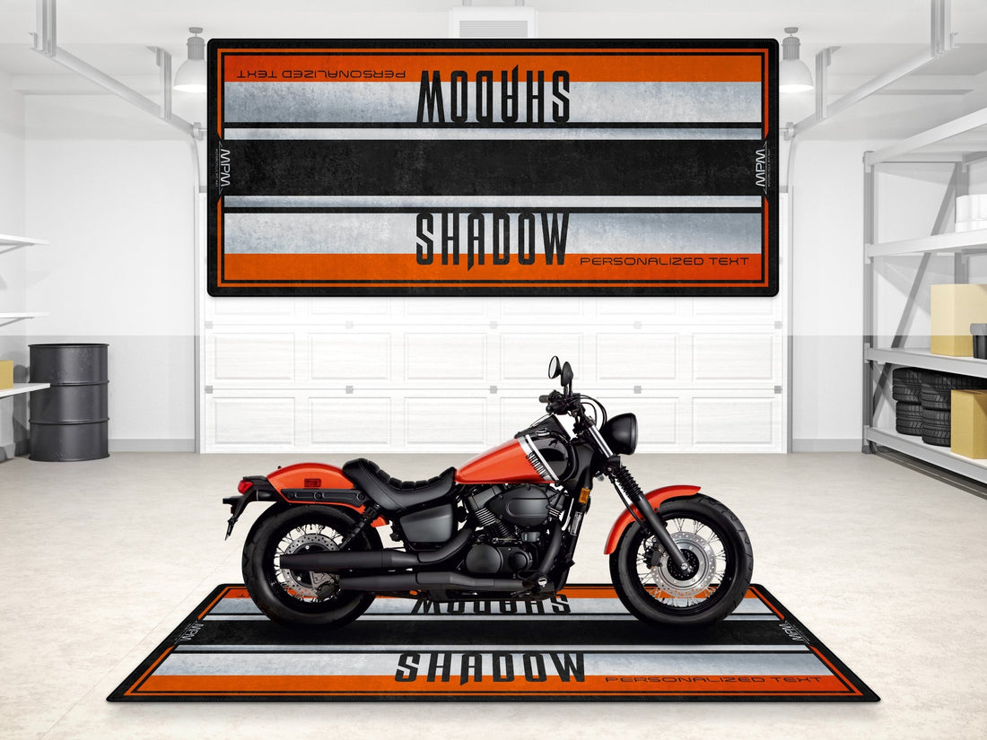 Designed Pit Mat for Honda Shadow Phantom Motorcycle - MM7436