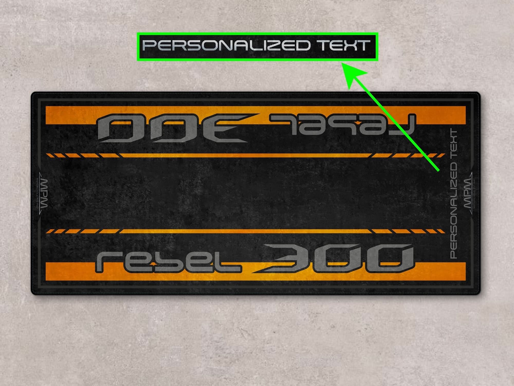 Designed Pit Mat for Honda Rebel 3 Motorcycle - MM744
