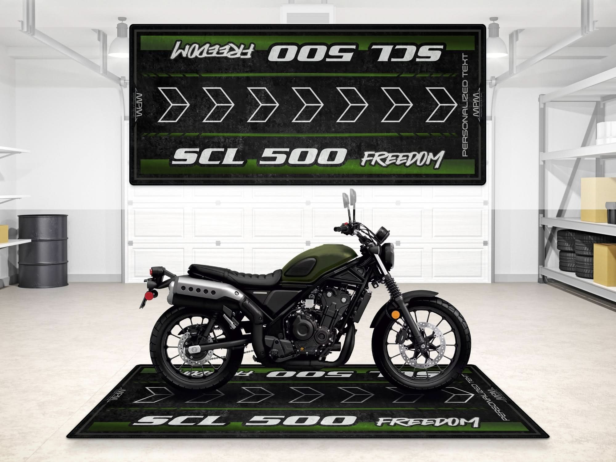 Designed Pit Mat for Honda SCL5 Motorcycle - MM7448