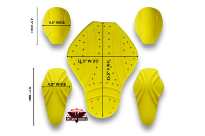 Protective Pads for Shirts & Jackets - Elbow, Shoulder & Back Armor