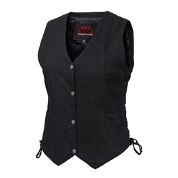 Retro Chic womens denim vest