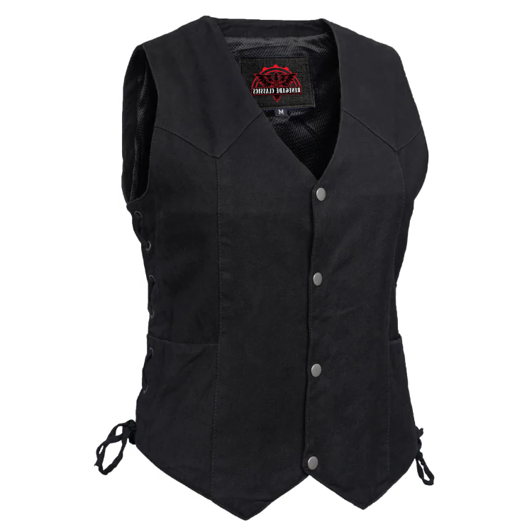 Retro Chic womens denim vest