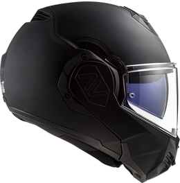 Advant Solid Modular Motorcycle Helmet W/ SunShield Matte Noir Helmets LS2 Helmets