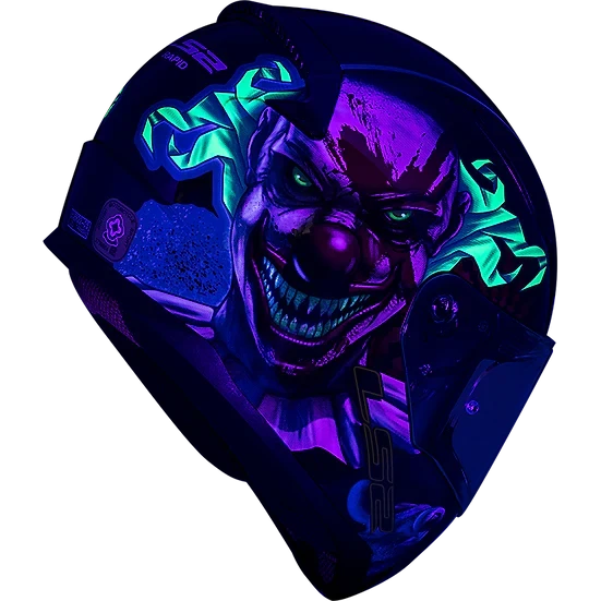 Rapid II Happy Dreams Full Face Motorcycle Helmet Gloss Black Helmets LS2 Helmets