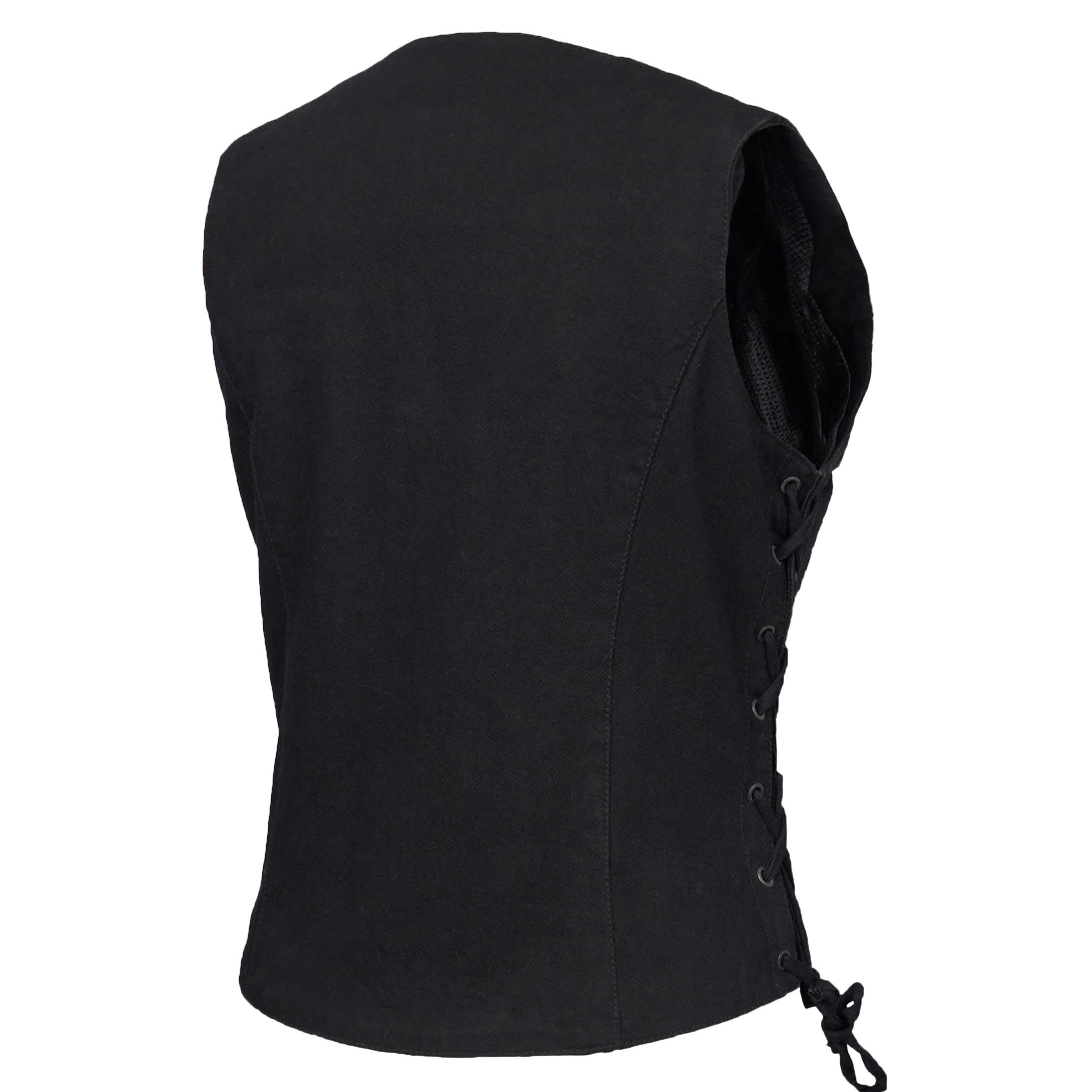 Retro Chic womens denim vest