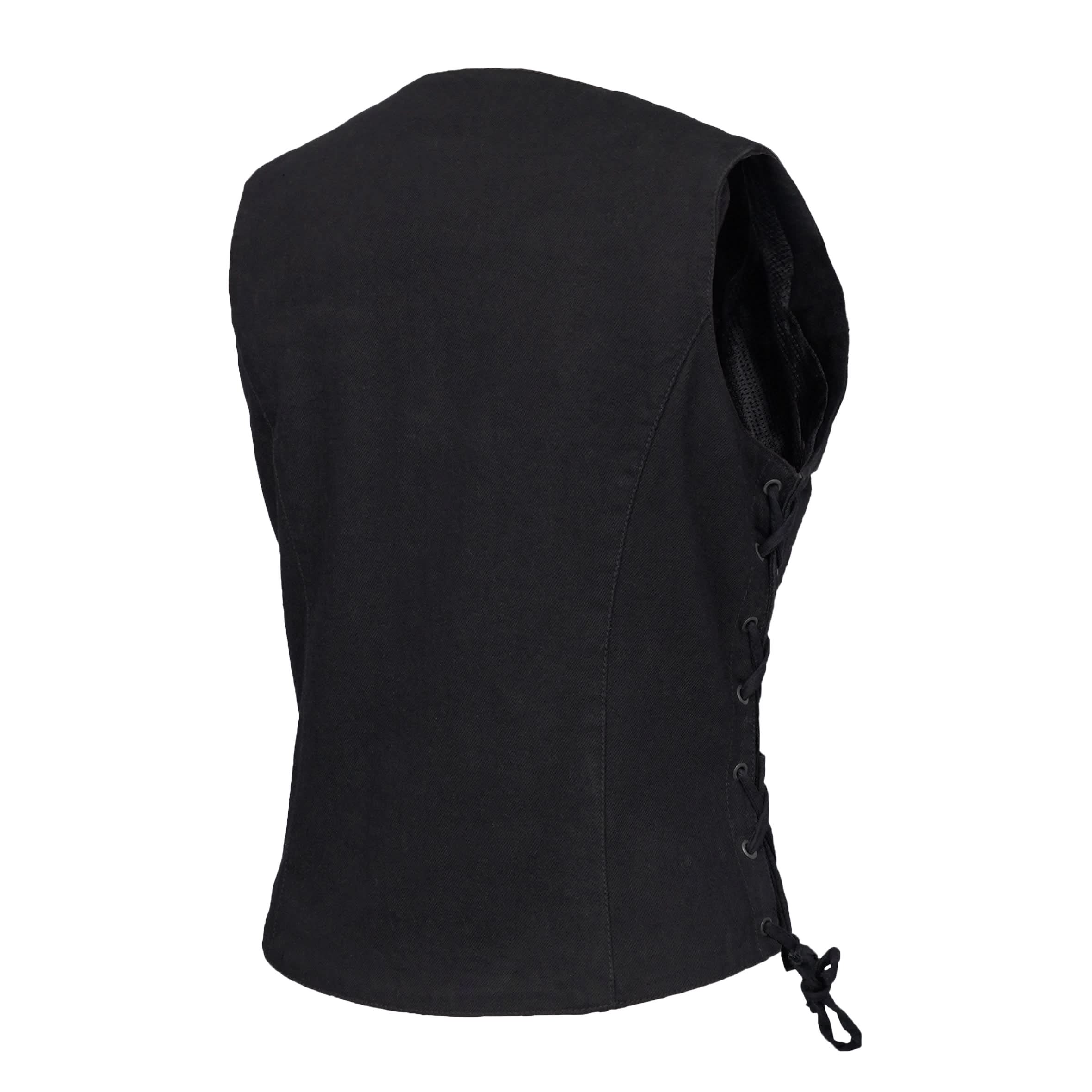 Retro Chic womens denim vest