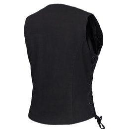 Retro Chic womens denim vest