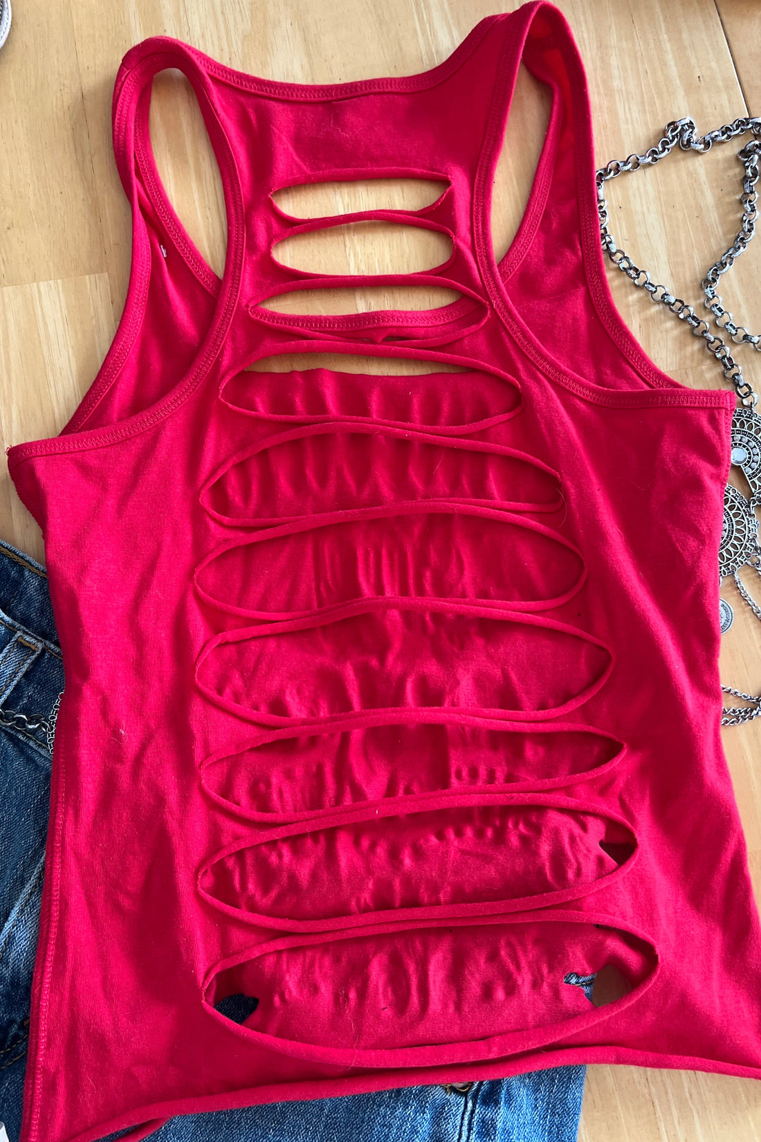 American Gypsy Country Boho Moto Festival Tank Top