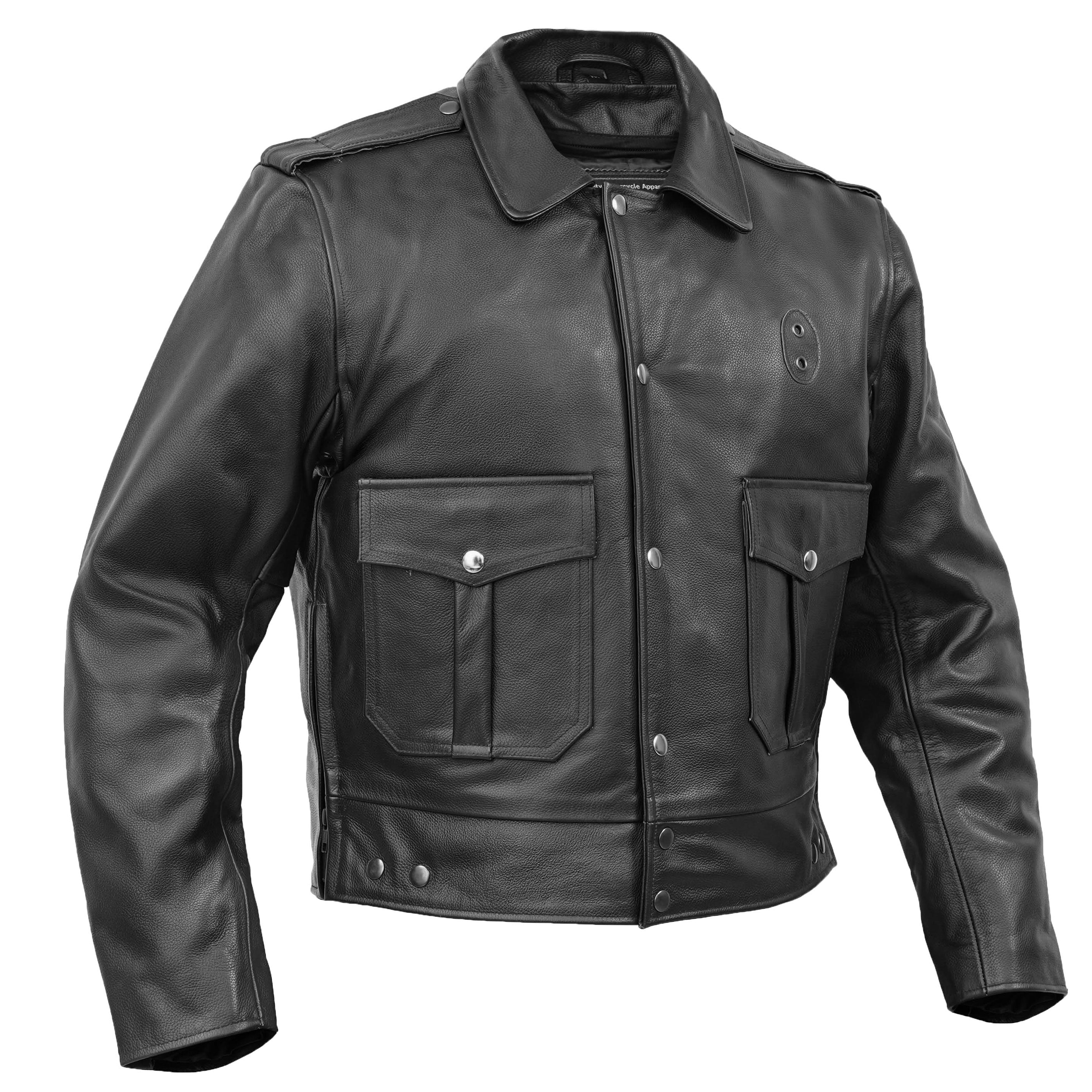 Blackhawk Men’s Leather Motorcycle Jacket
