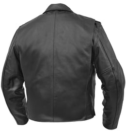 Blackhawk™ Men’s Leather Motorcycle Jacket