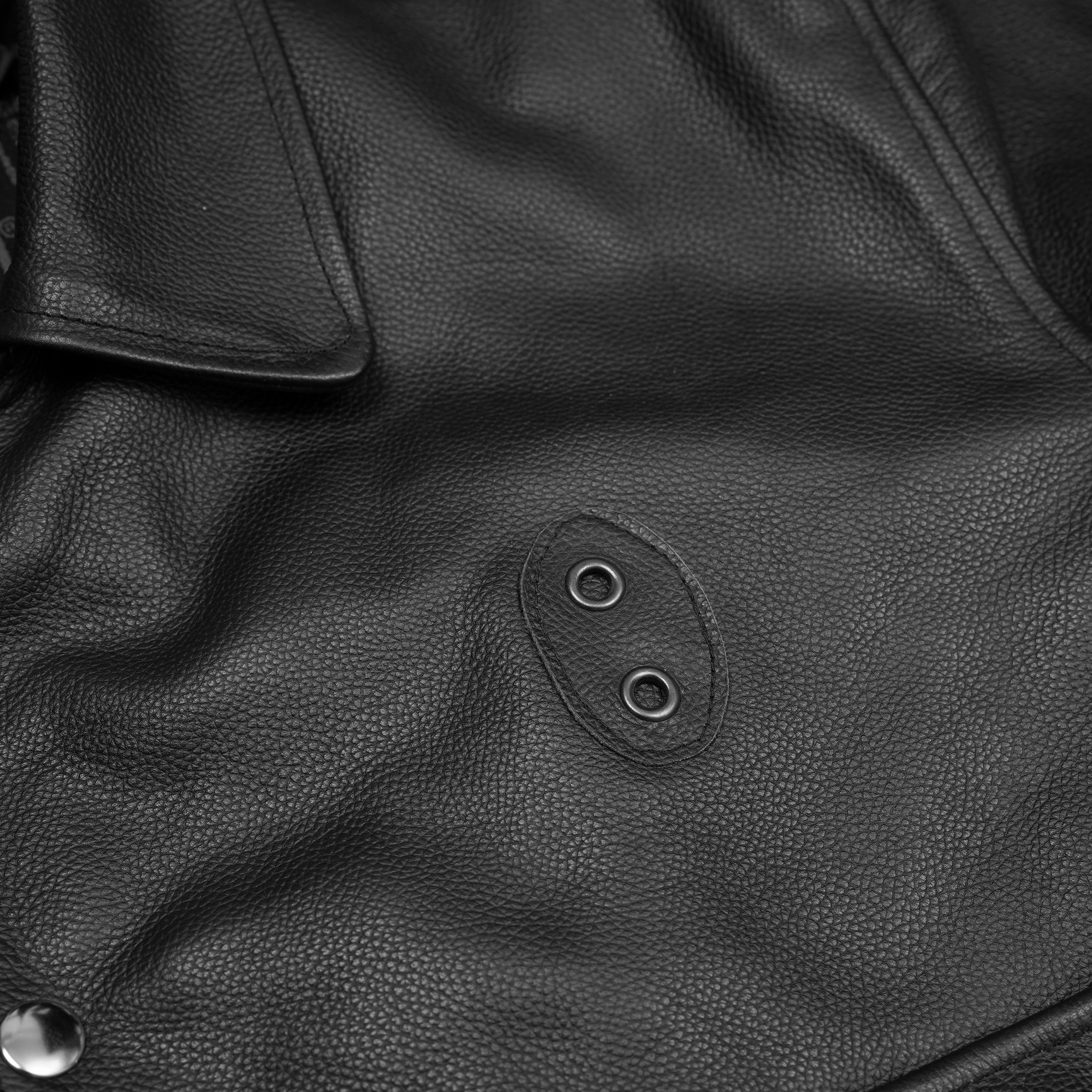 Blackhawk™ Men’s Leather Motorcycle Jacket