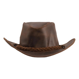 Outlaw Fedora - Men’s Leather Hat