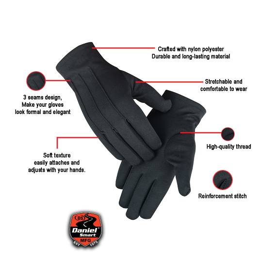 Dark Tie Black Formal Tuxedo Glove Renegade Classics