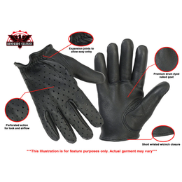 Authority Men's Leather Gloves