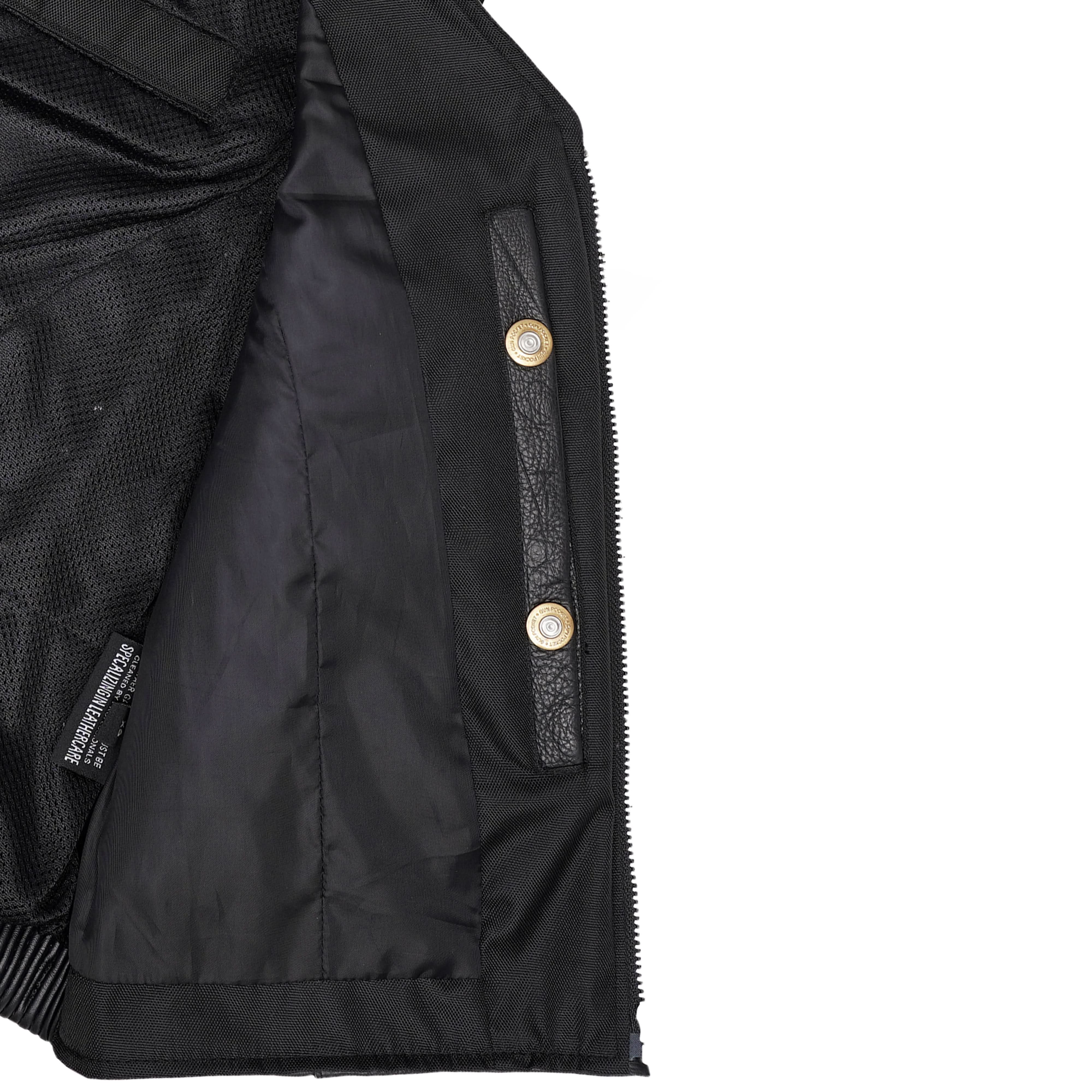 Biker Babe Women's Studded Leather Motorcycle Vest