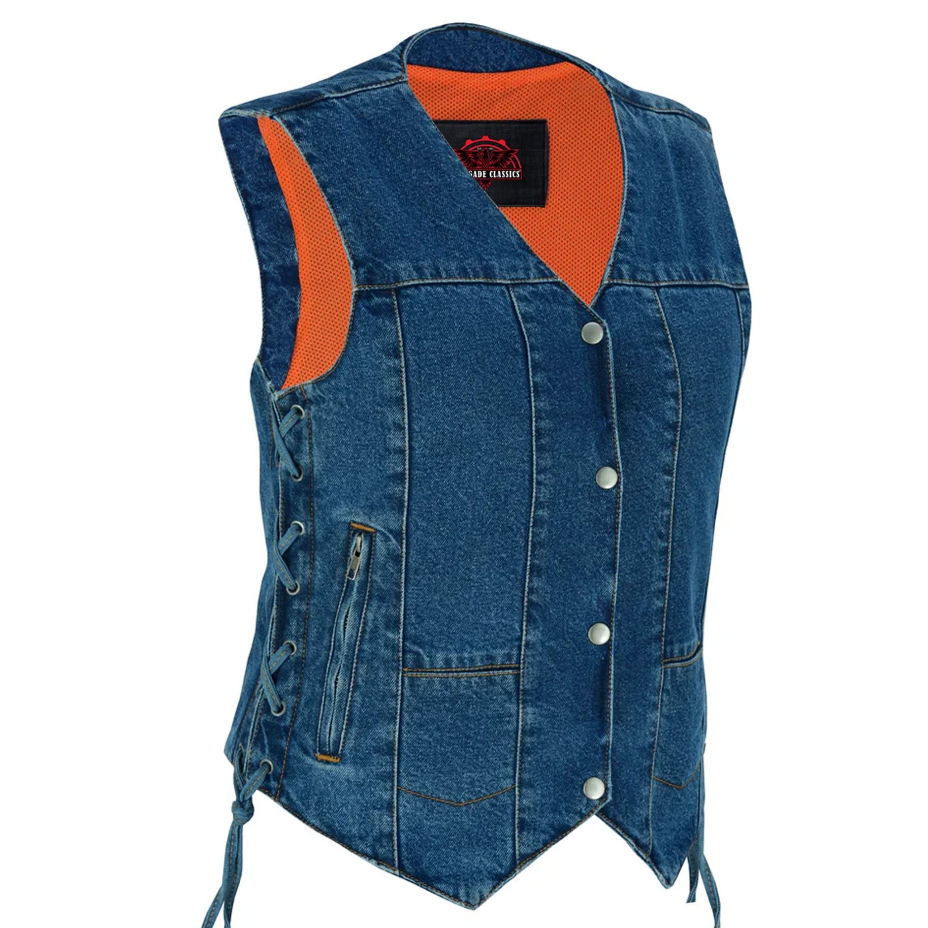 Blue Haven womens denim vest