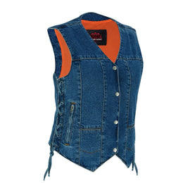 Blue Haven womens denim vest