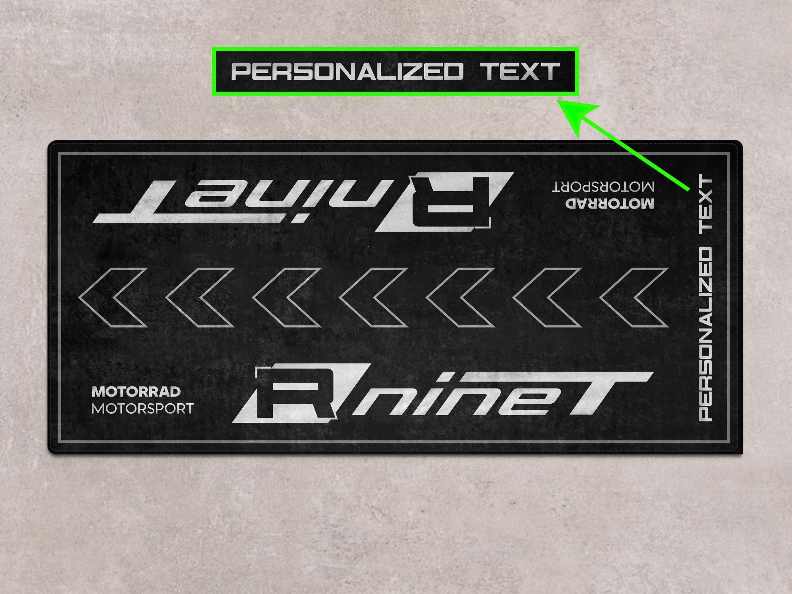 Designed Pit Mat for BMW R nineT Motorcycle - MM7289