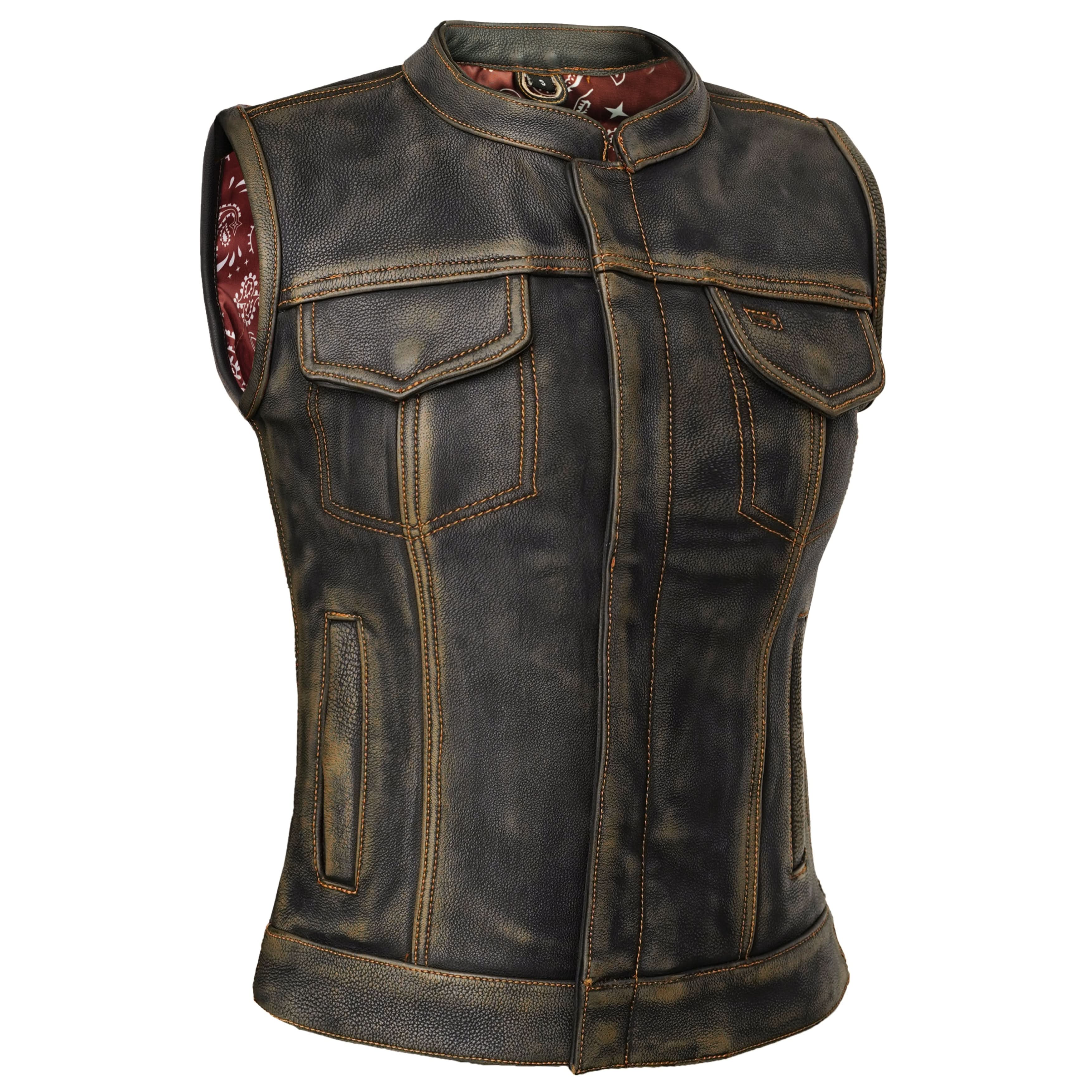 Galaxy Grifter Women’s Leather Vest