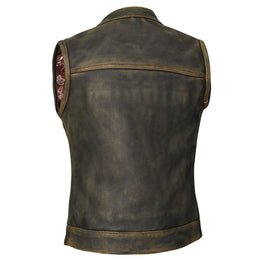 Galaxy Grifter Women’s Leather Vest