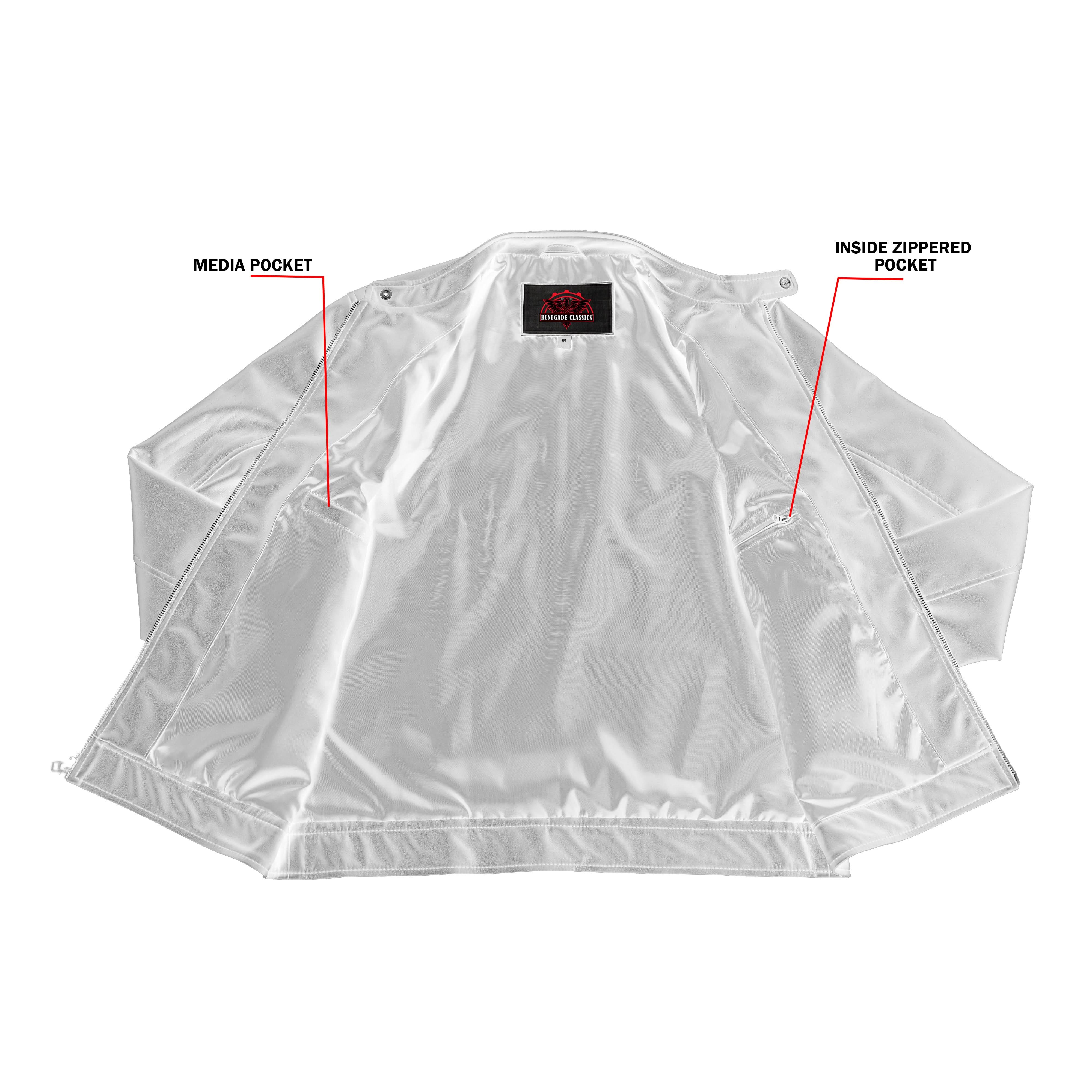 Night Bolt Men’s Faux Leather Motorcycle Jacket