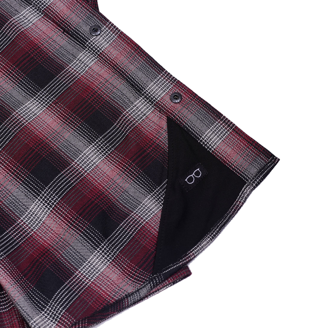 Riveter Men’s Maroon, Black, and White Flannel