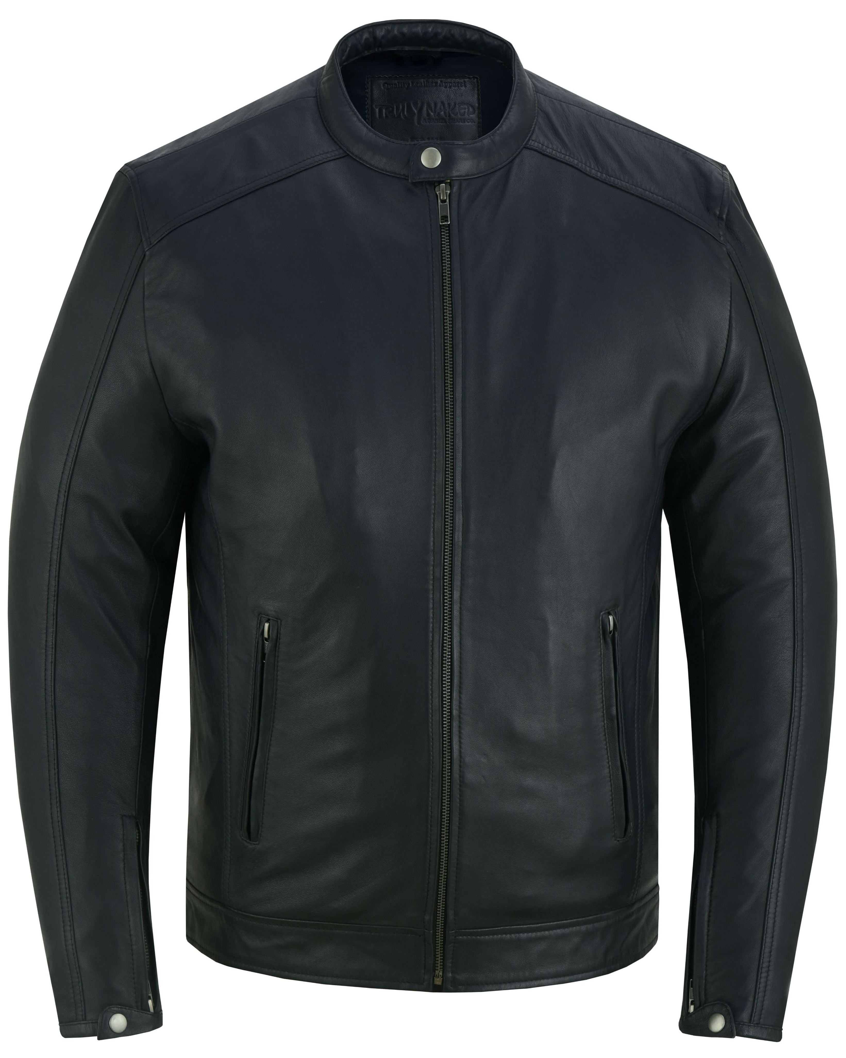 Duke Men's Fashion Lambskin Leather Jacket Men's Leather Jackets Renegade Classics