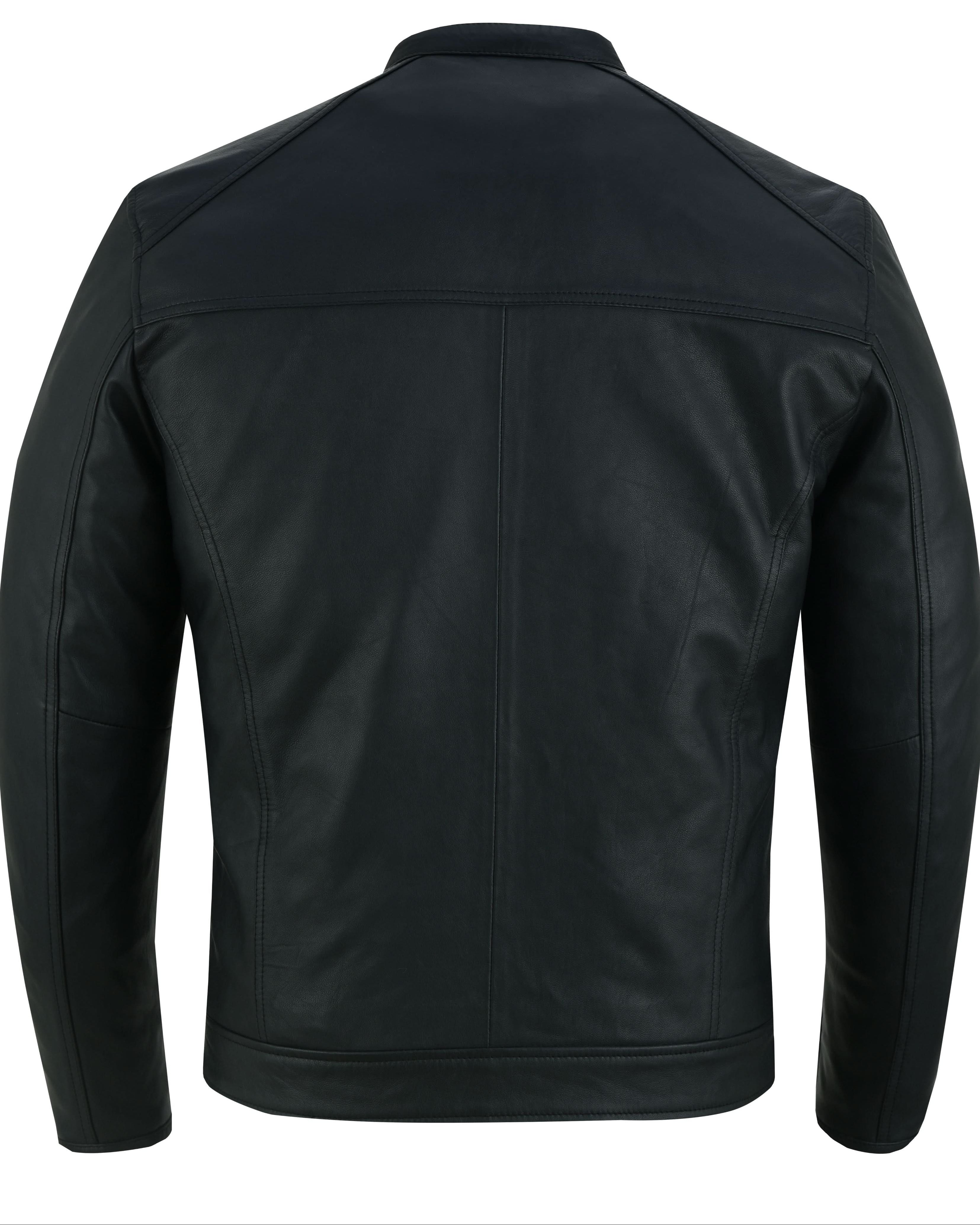 Duke Men’s Fashion Lambskin Leather Jacket Men's Leather Jackets Renegade Classics