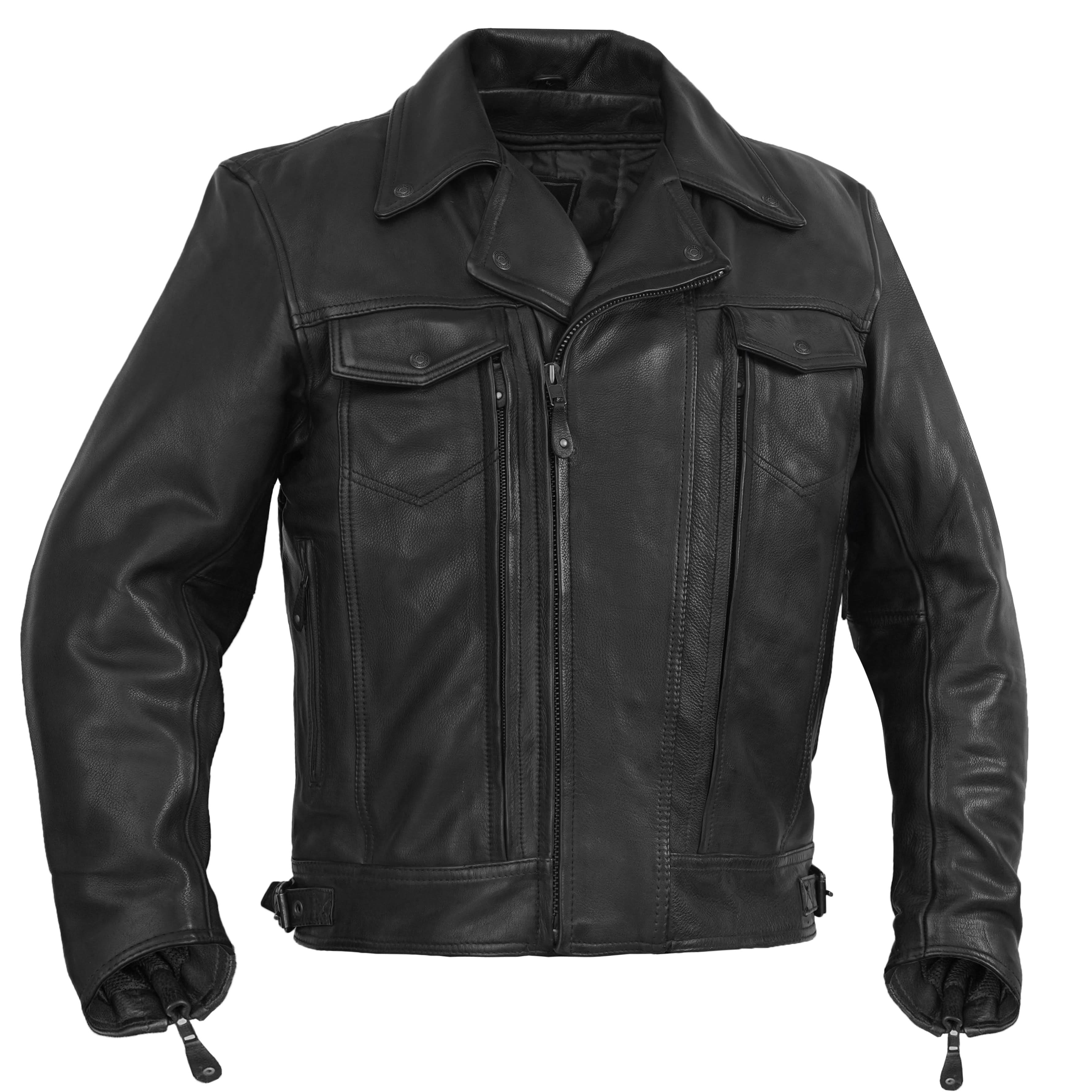 ShadowRider - Men's Leather Motorcycle Jacket