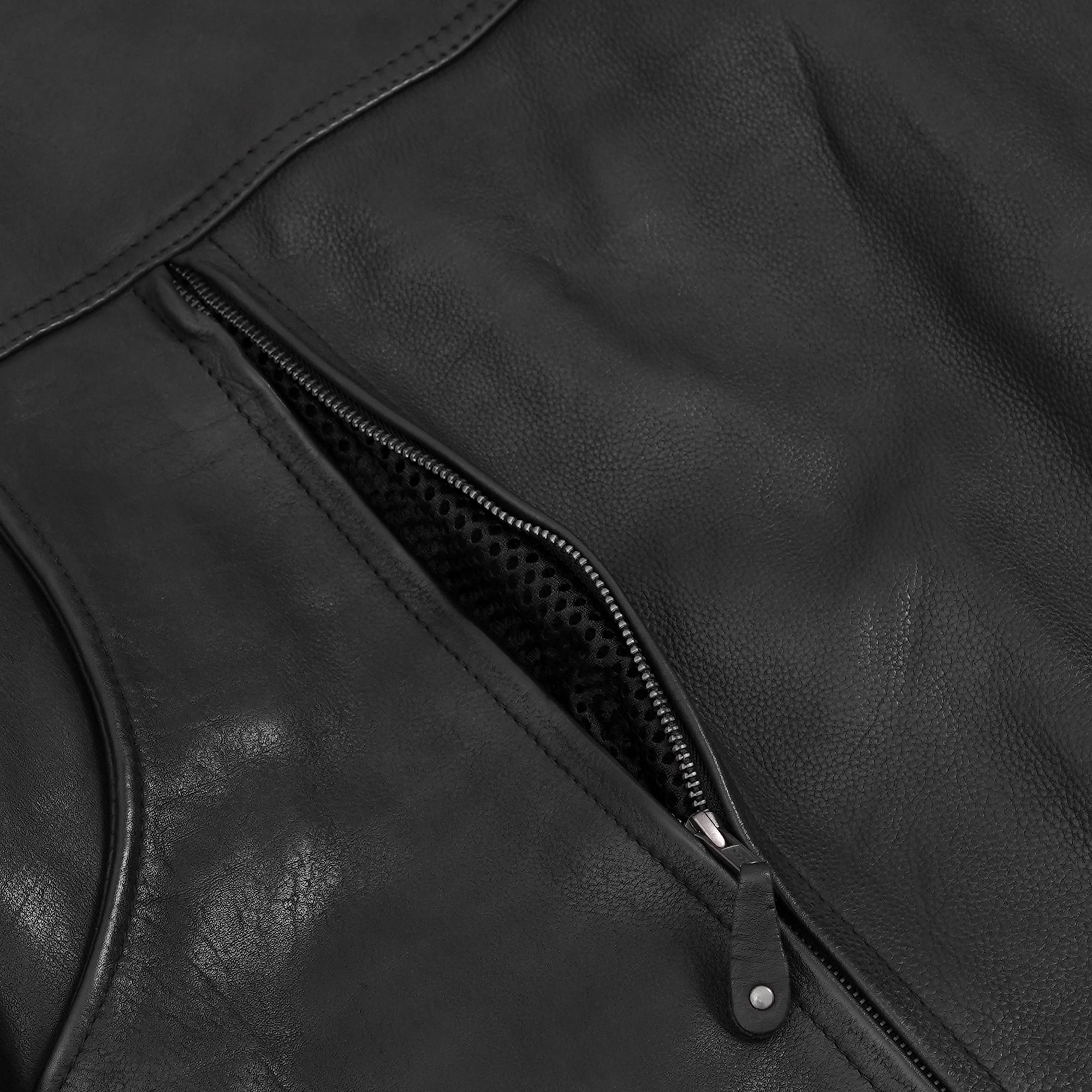 ShadowRider - Men's Leather Motorcycle Jacket