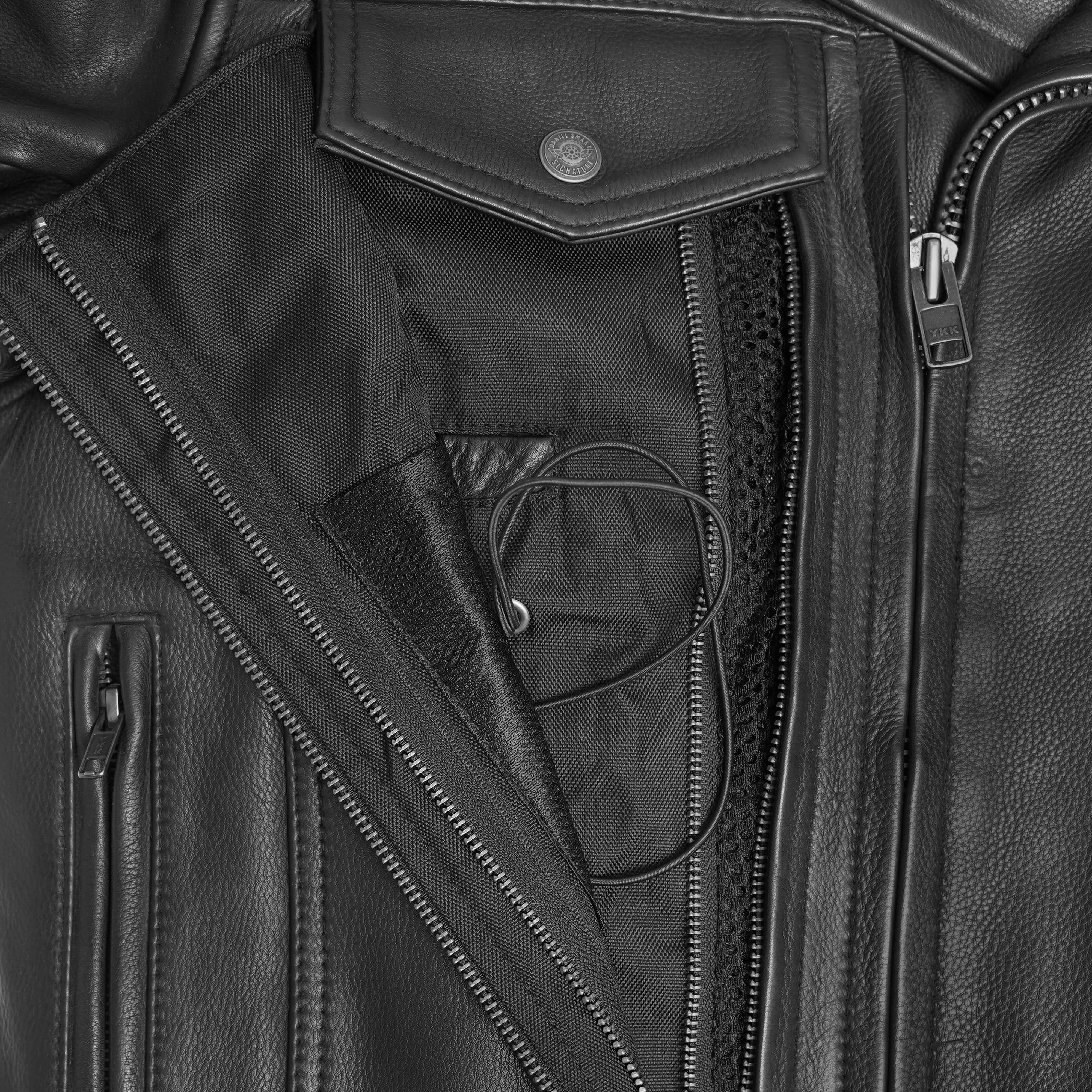 ShadowRider - Men's Leather Motorcycle Jacket