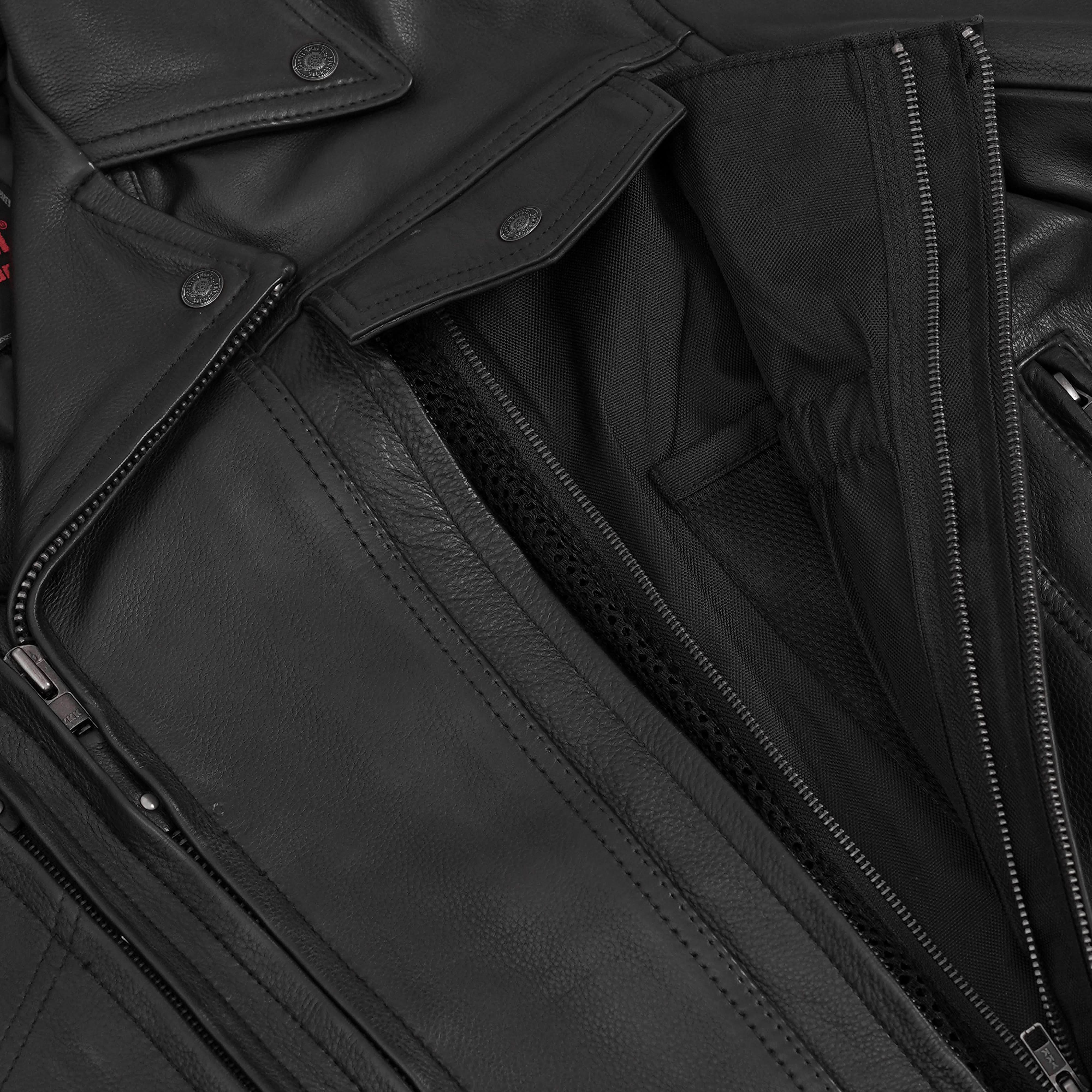 ShadowRider - Men's Leather Motorcycle Jacket