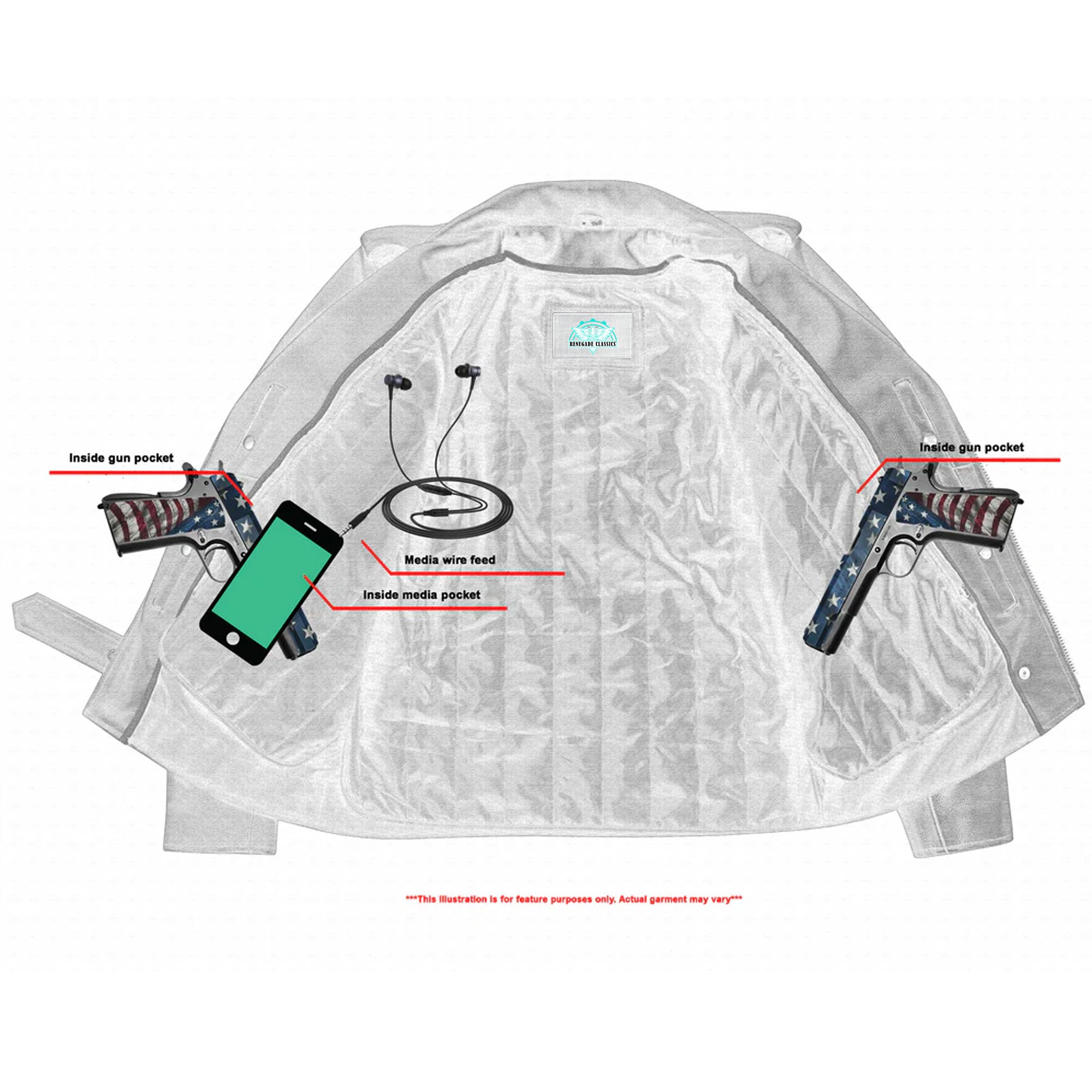 Command Men's Tall Motorcycle Jacket