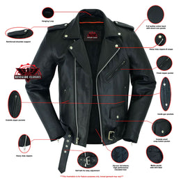 Command Men's Tall Motorcycle Jacket