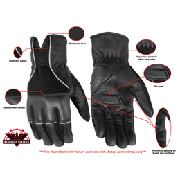 CoolCruise  Mens motorcycle gloves