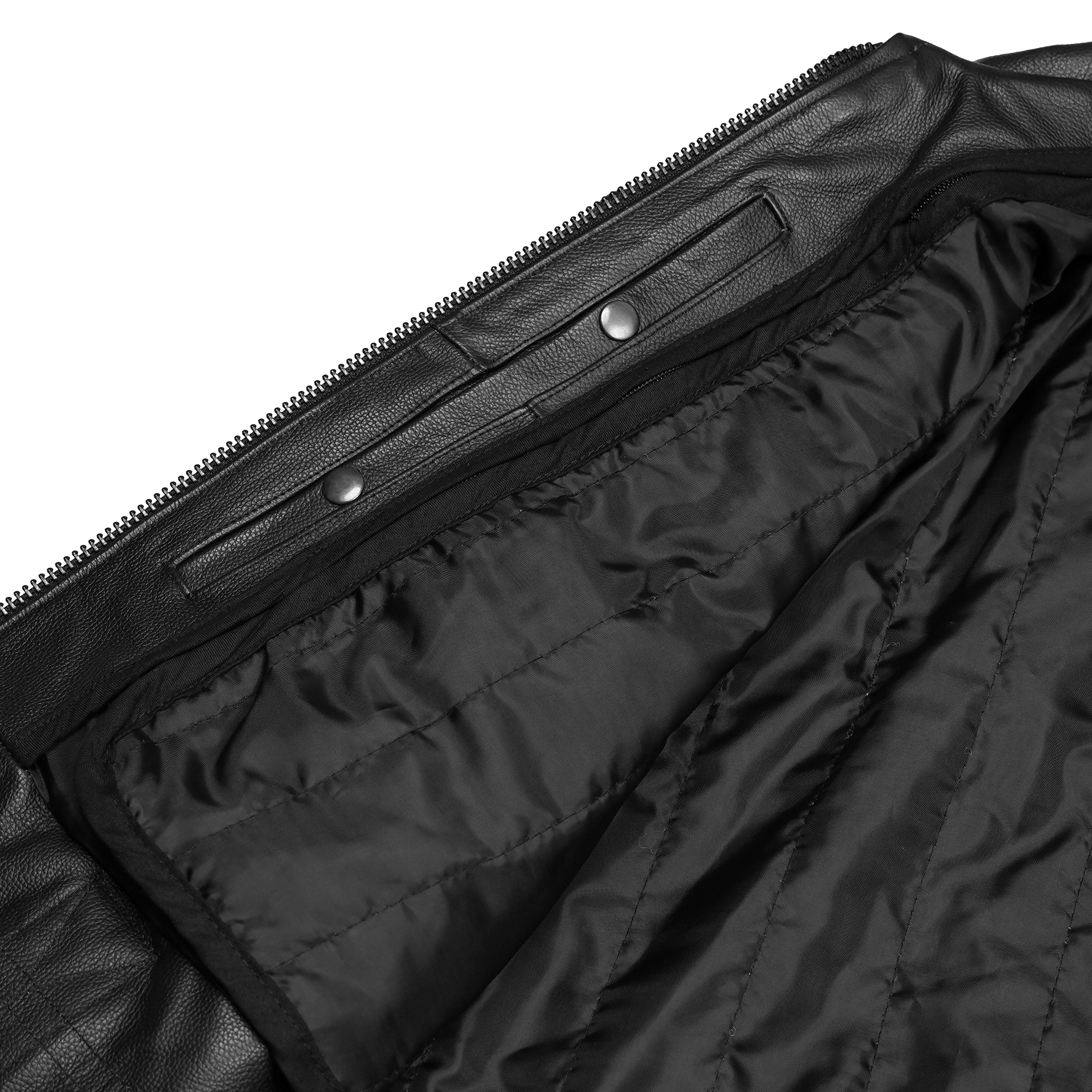 Iron Warrior Men’s Leather Motorcycle Jacket