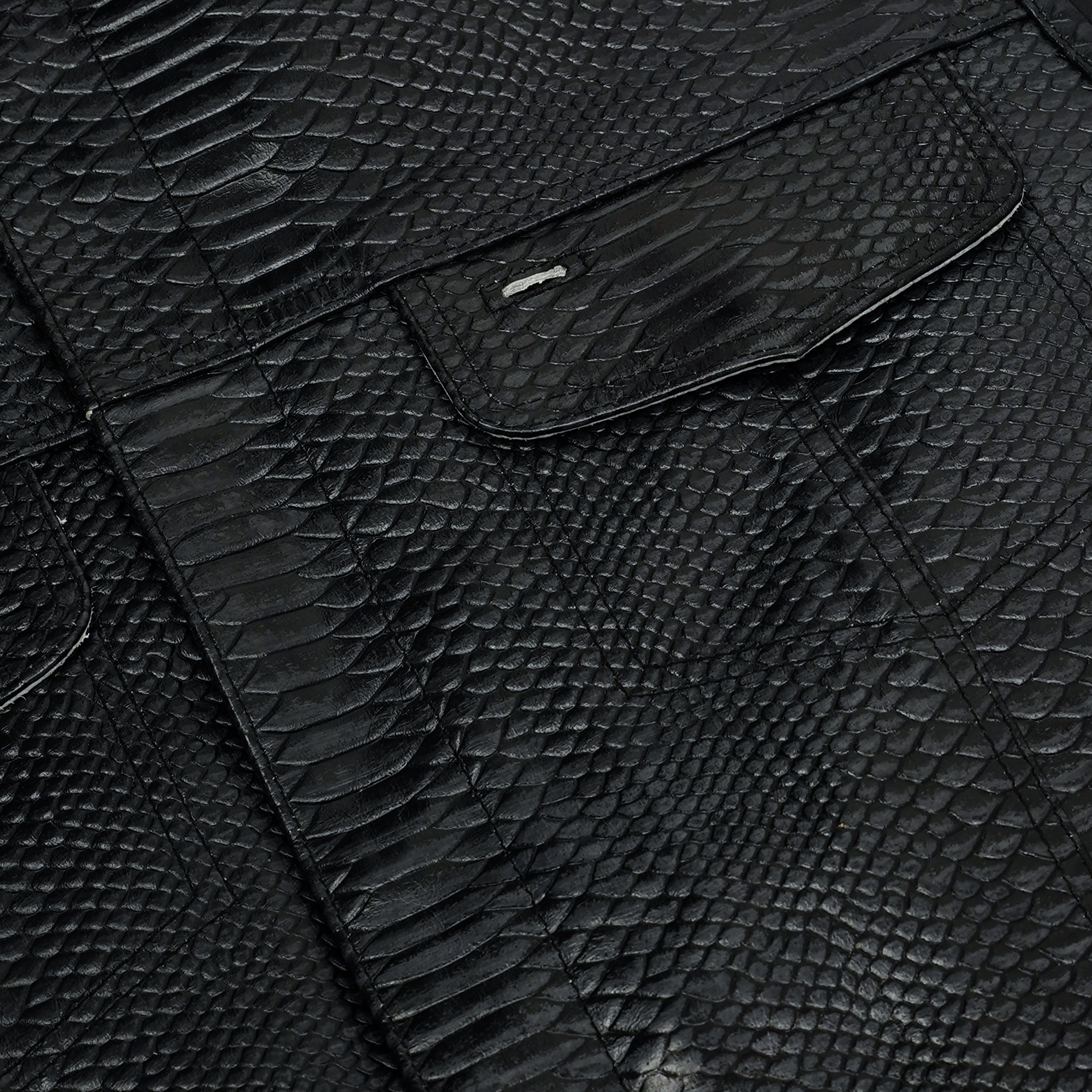 Leather Fang Men's Leather Vest
