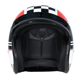 DOT Approved Daytona Cruiser Open Face Motorcycle Helmet - Men, Women & Youth - With Visor & Graphics - W/ Daytona Classic