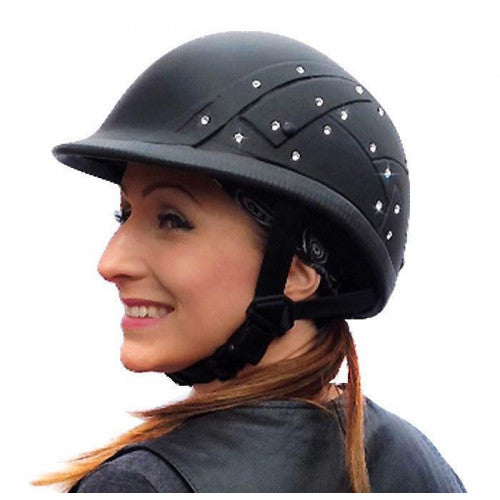 DIAMONDS IN THE RUFF - BADASS - Half Helmet Helmets Badass Helmets