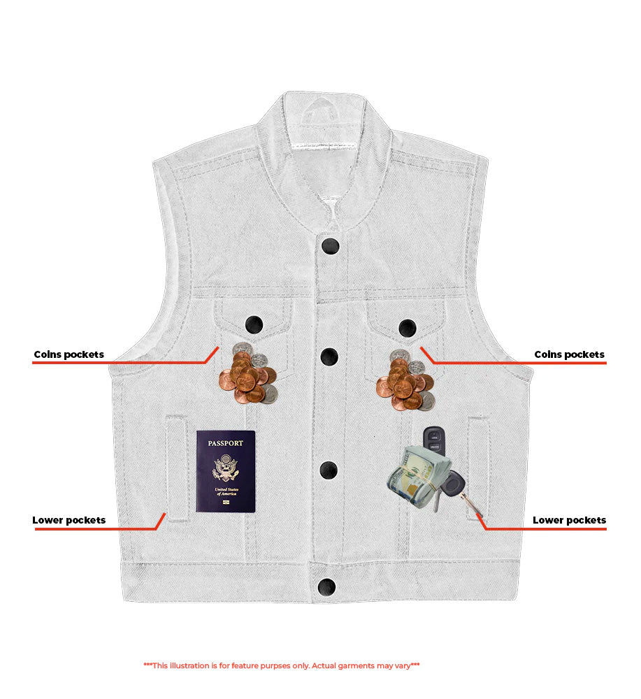 Carzo kids denim vest