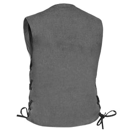 Storm Gray womens denim vest