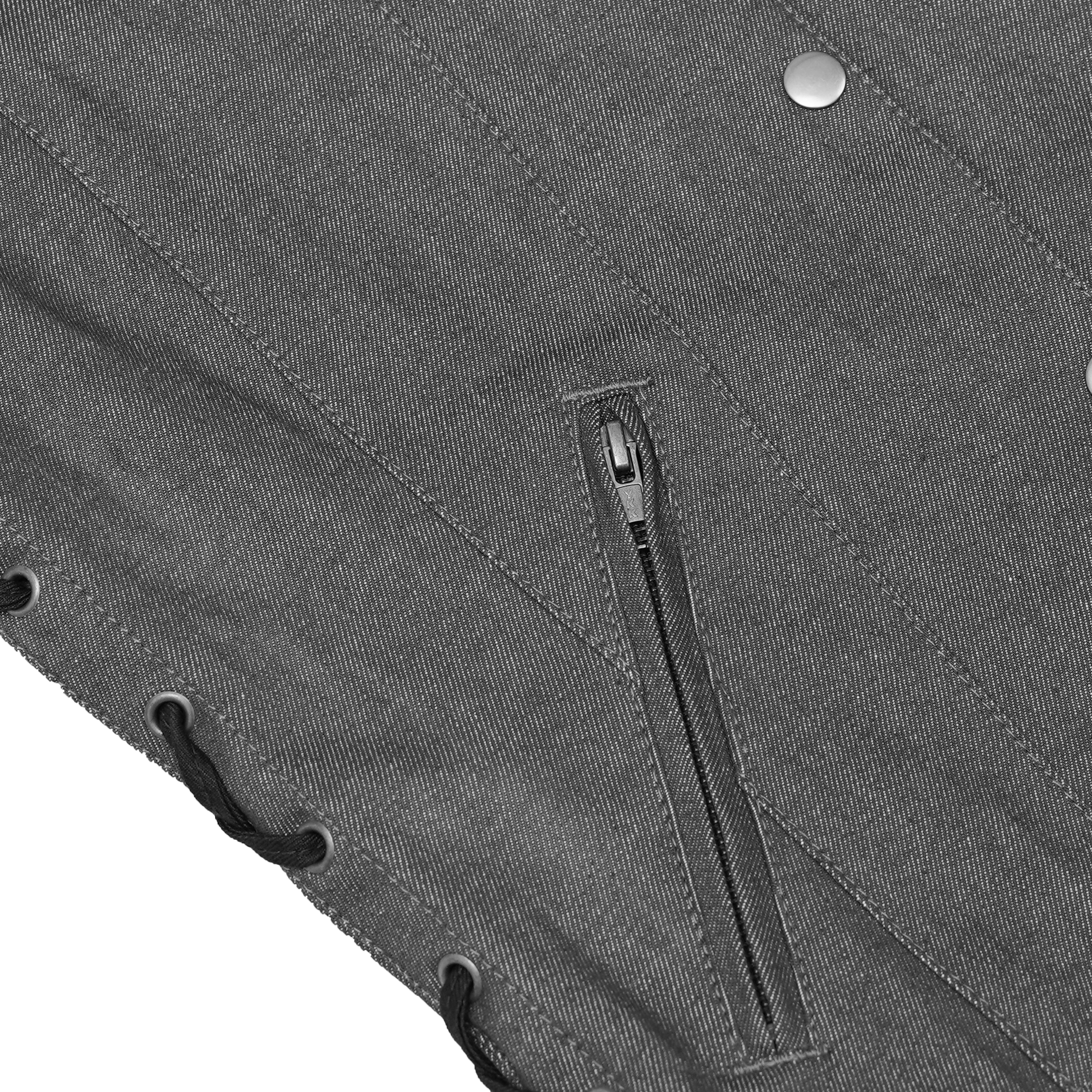 Storm Gray womens denim vest