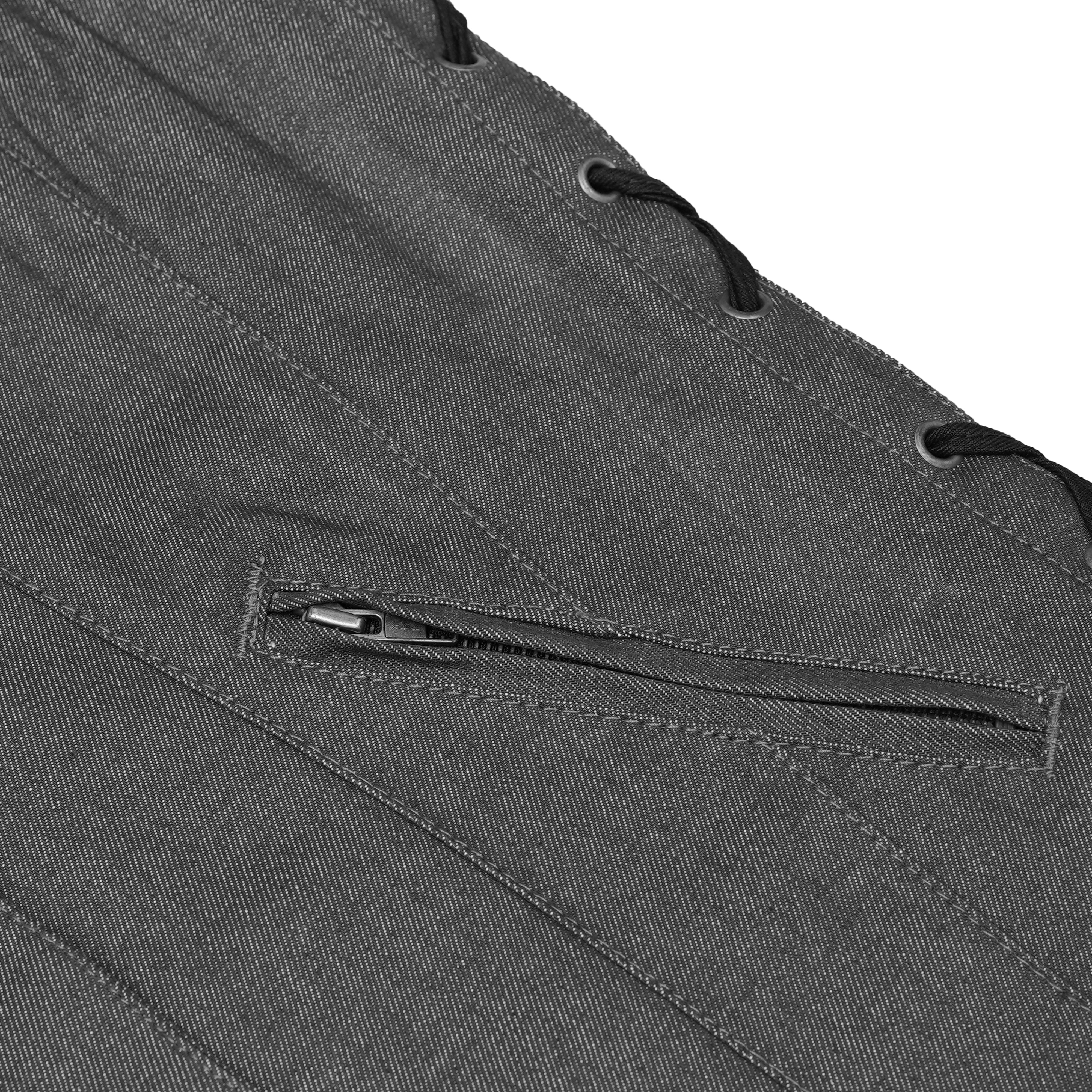 Storm Gray womens denim vest